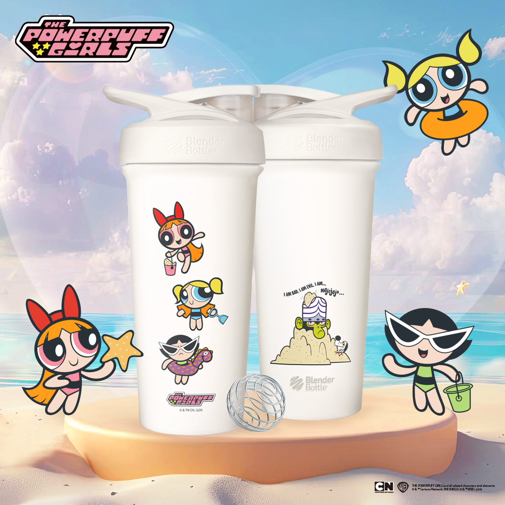 飛天小女警 不鏽鋼保溫保冰杯 | Strada Sleek #炎夏沙灘