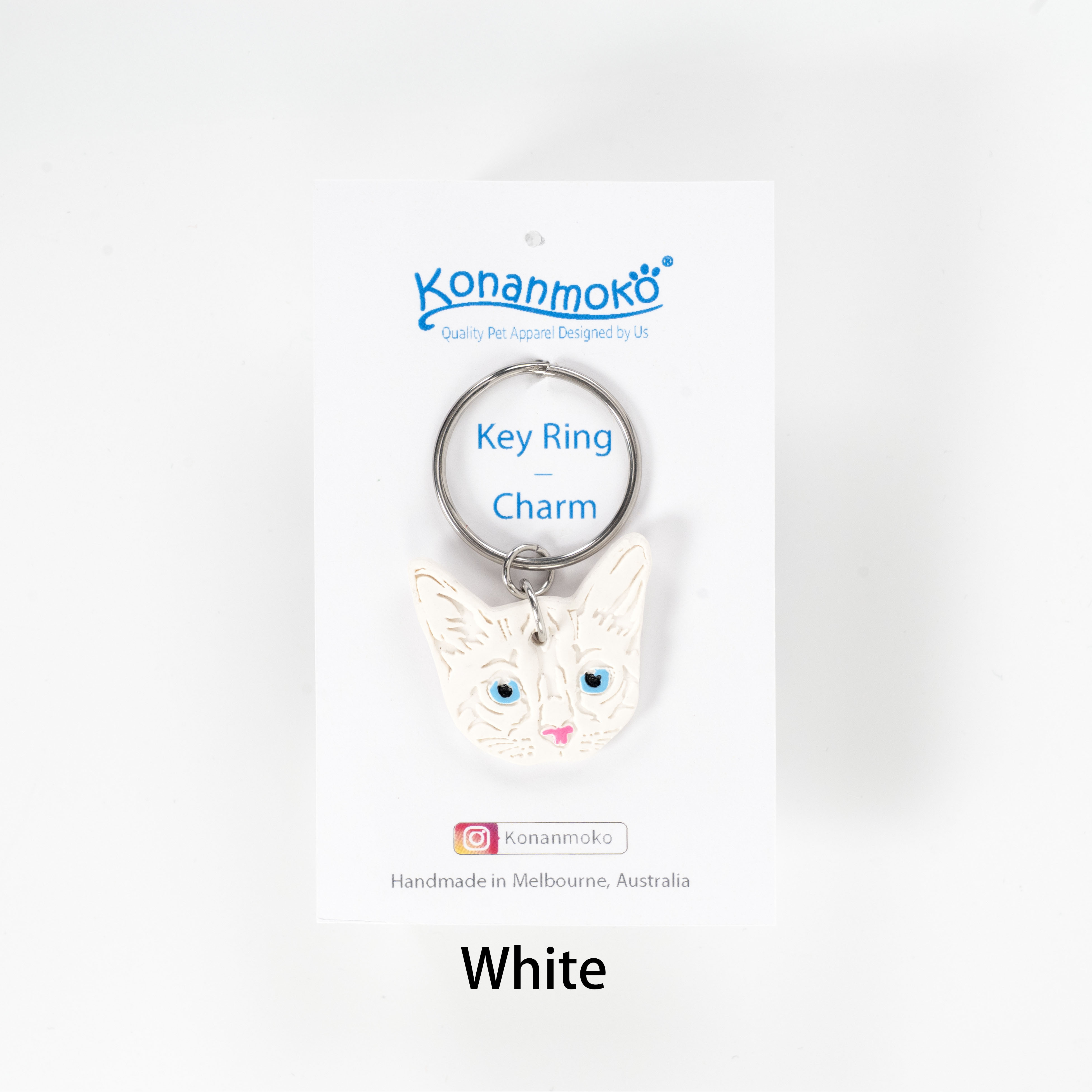 Cat Key Ring Charm