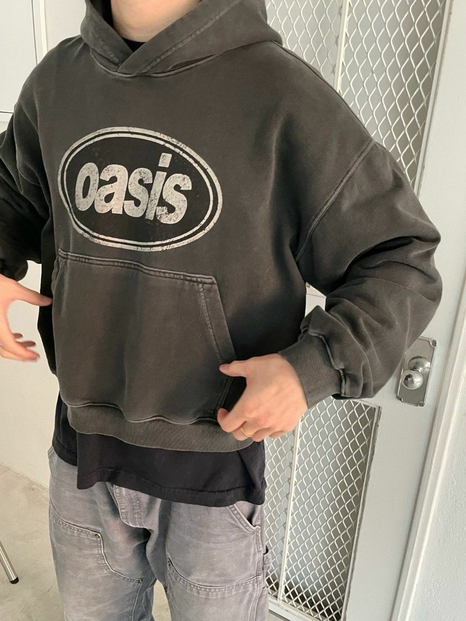 洗水英文字連帽衛衣 ARCHIVE-313T