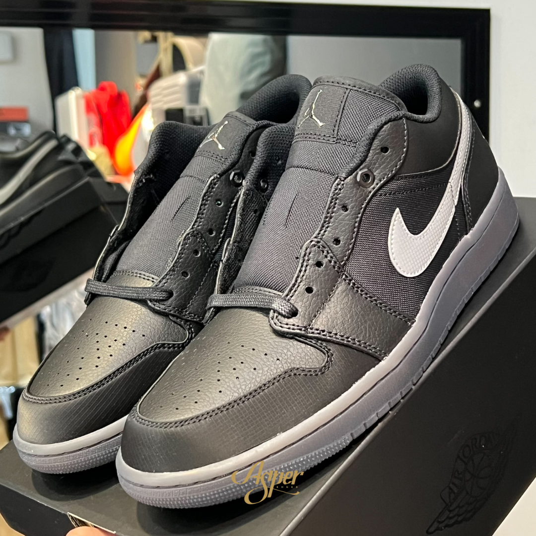 Air Jordan 1 Low "Dark Gum" 深黑反光白 HV5968-001