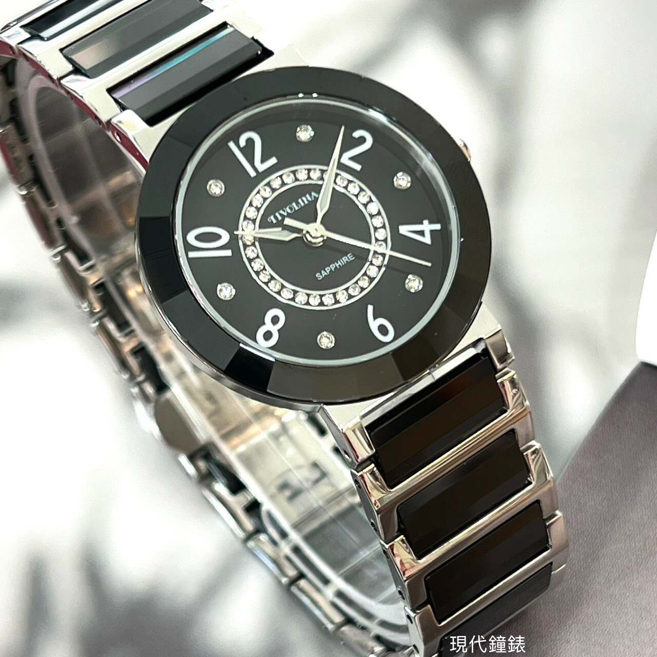 【TIVOLINA 小紅帽】輕奢晶鑽陶瓷腕錶 MAW3712-K 33mm  現代鐘錶