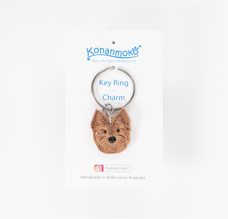 Dog B Key Ring Charm