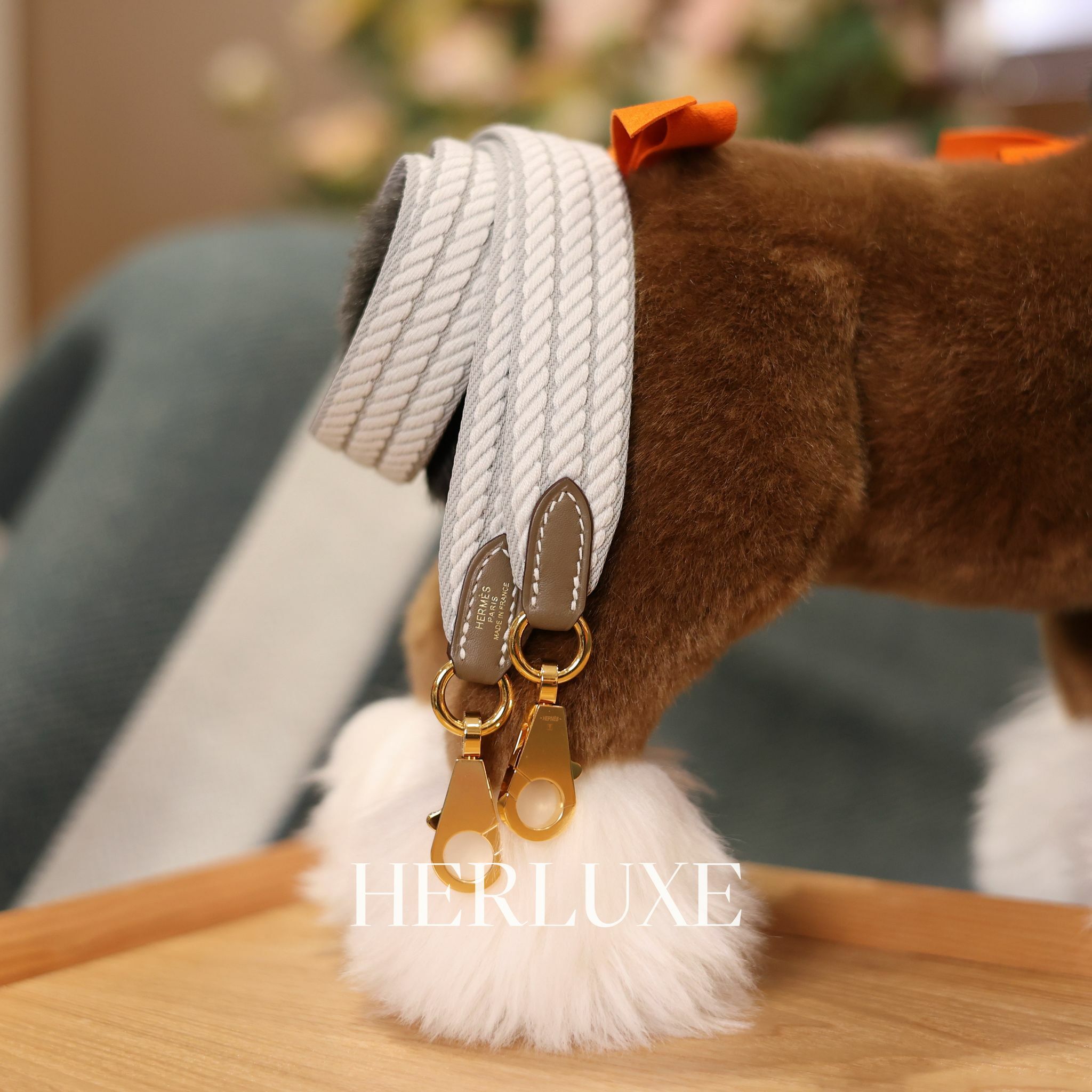 大扣肩带Bag strap 25mm x 85cm 白/灰