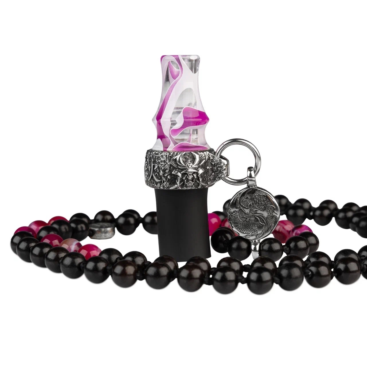 Japona Mouthtip Bead Koi to Bizu - Purple White