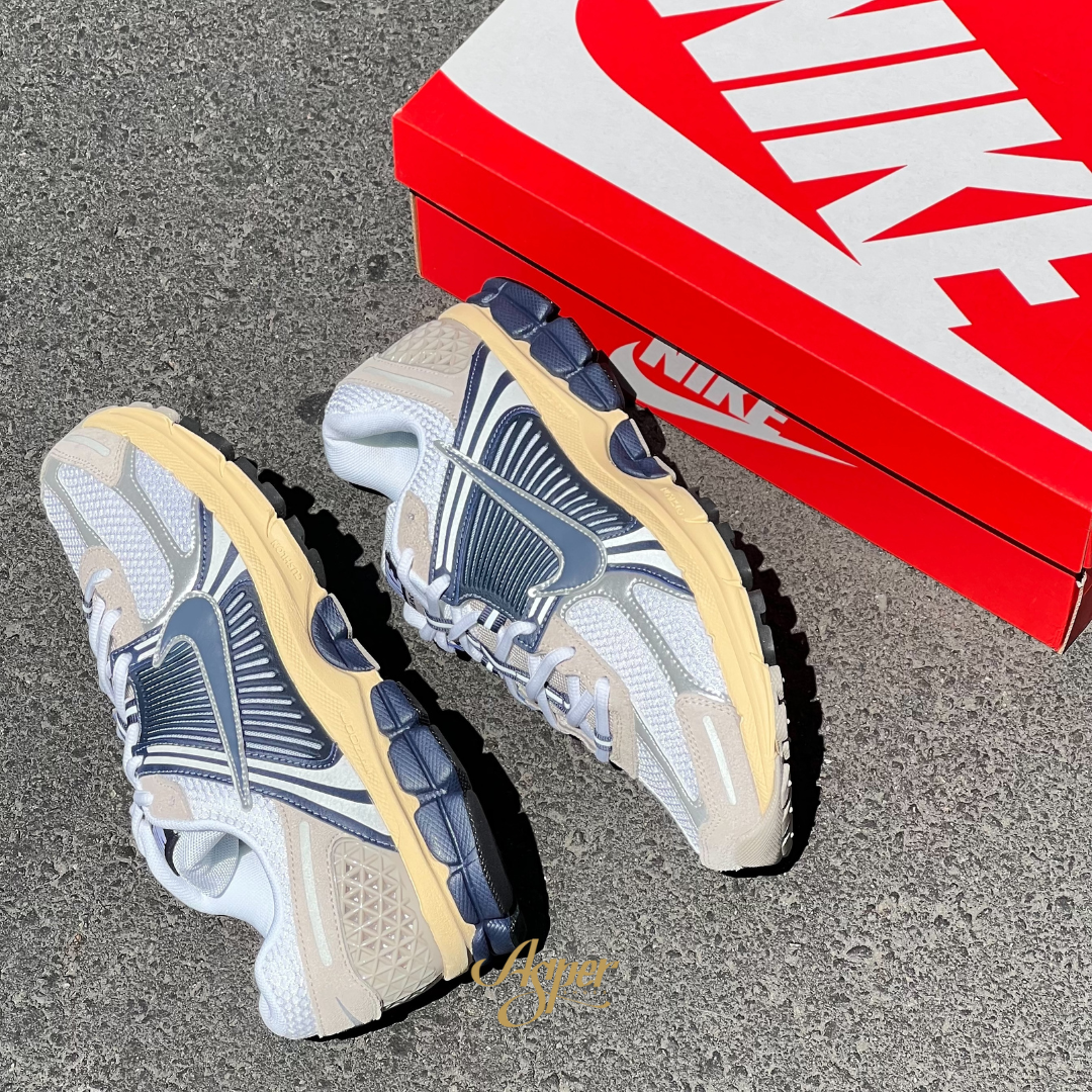 NIKE AIR ZOOM VOMERO 5 海軍藍 V5 反光 仿舊 奶油底 男鞋 HF4259-100