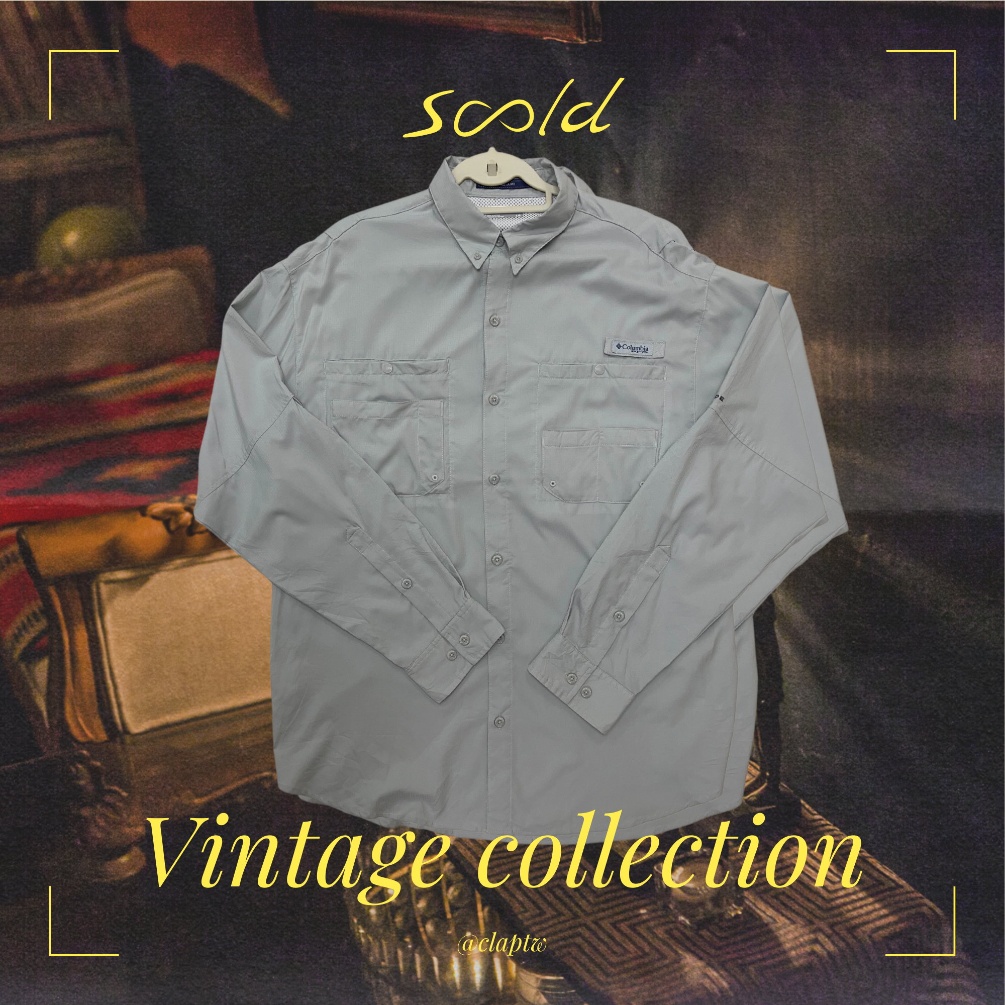 Columbia Omni-Shade 戶外機能防曬長袖襯衫｜水泥灰