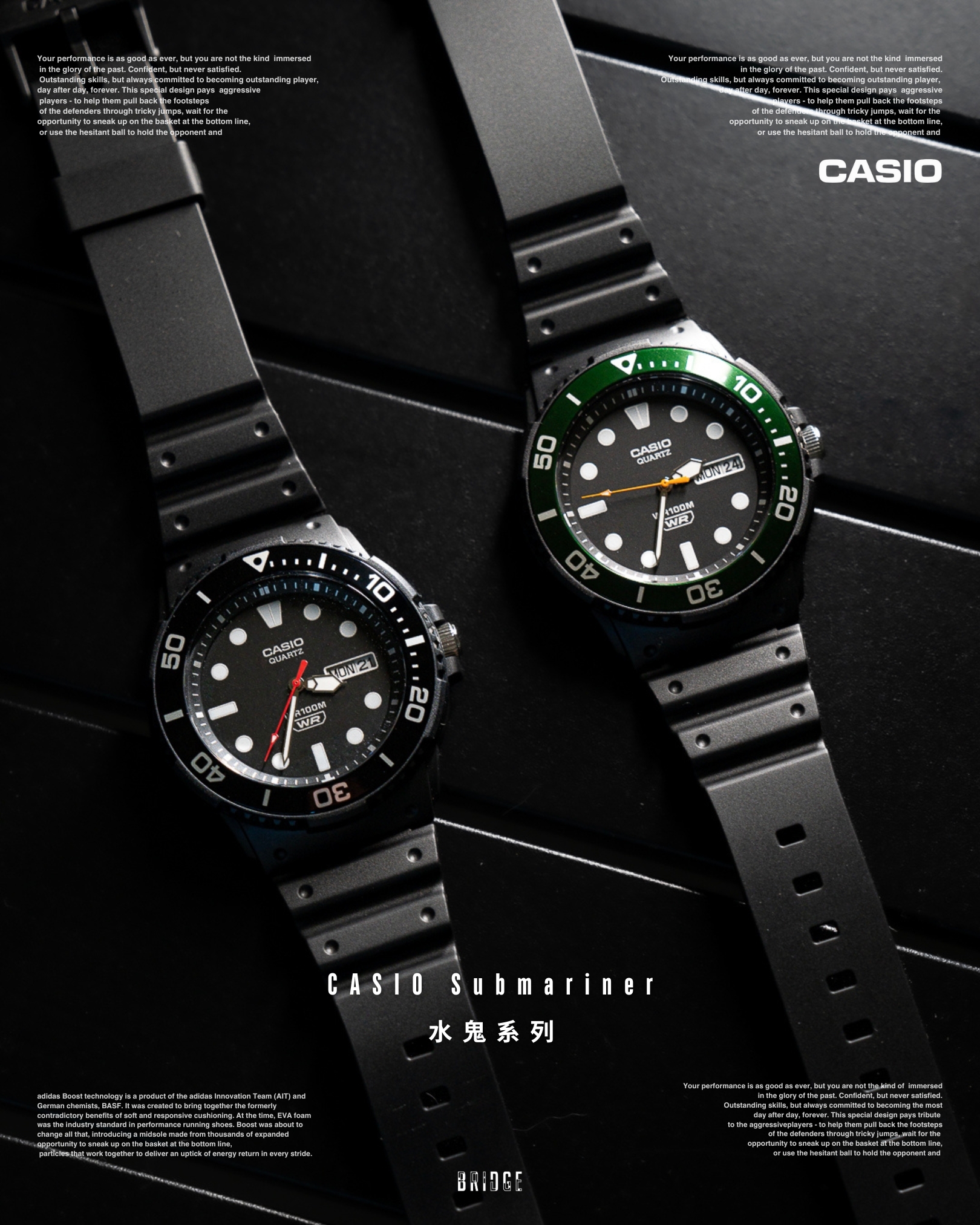 『水鬼摸哨注意 ⚠️』CASIO Submariner 水鬼系列 MRW-230H-1E1V MRW-230H-1E3V