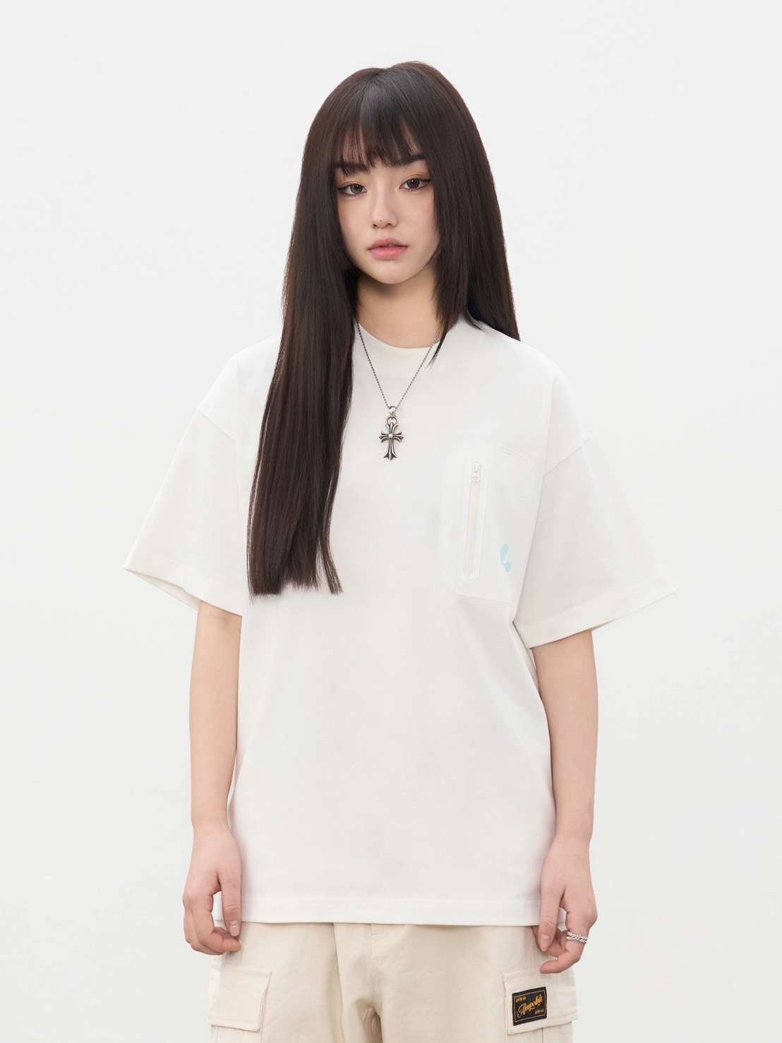 AFGK 速乾涼感拉鍊口袋短T A FEW GOOD KIDS