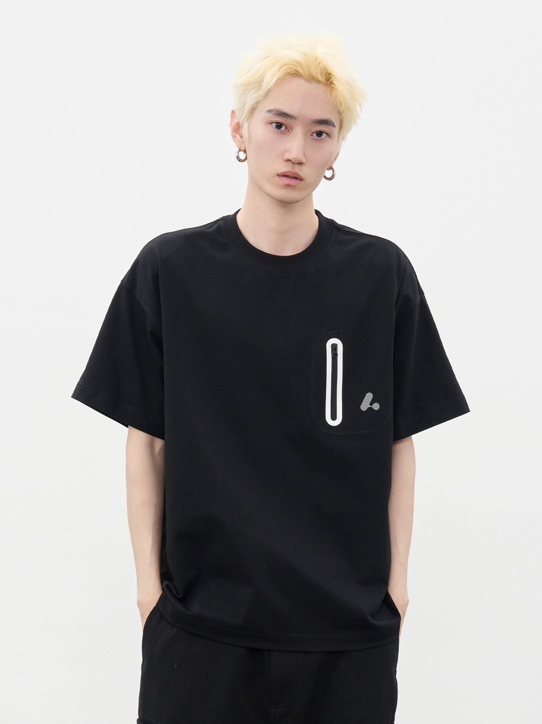 AFGK 速乾涼感拉鍊口袋短T A FEW GOOD KIDS