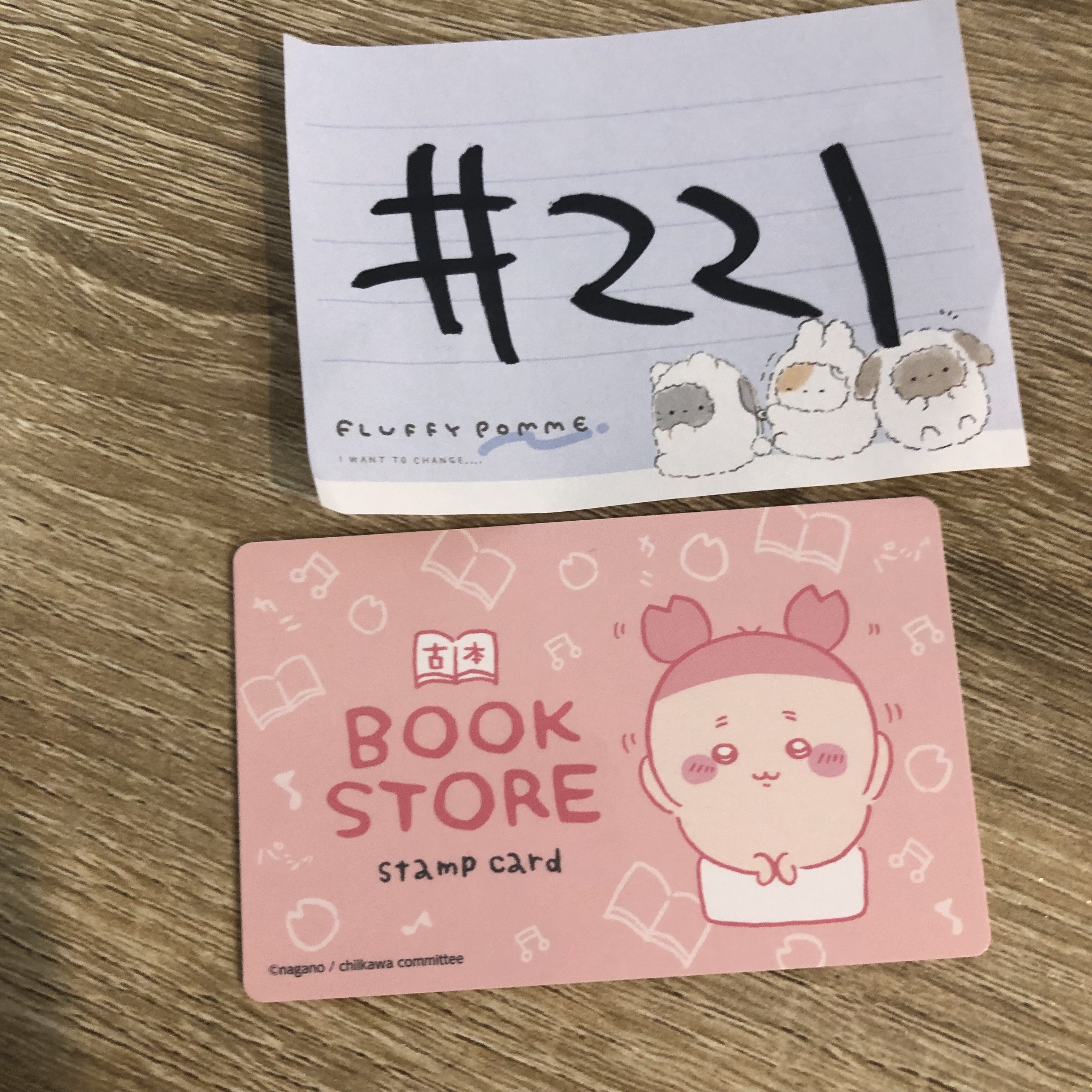 CHIIKAWA  飛鼠 會員  小卡#221