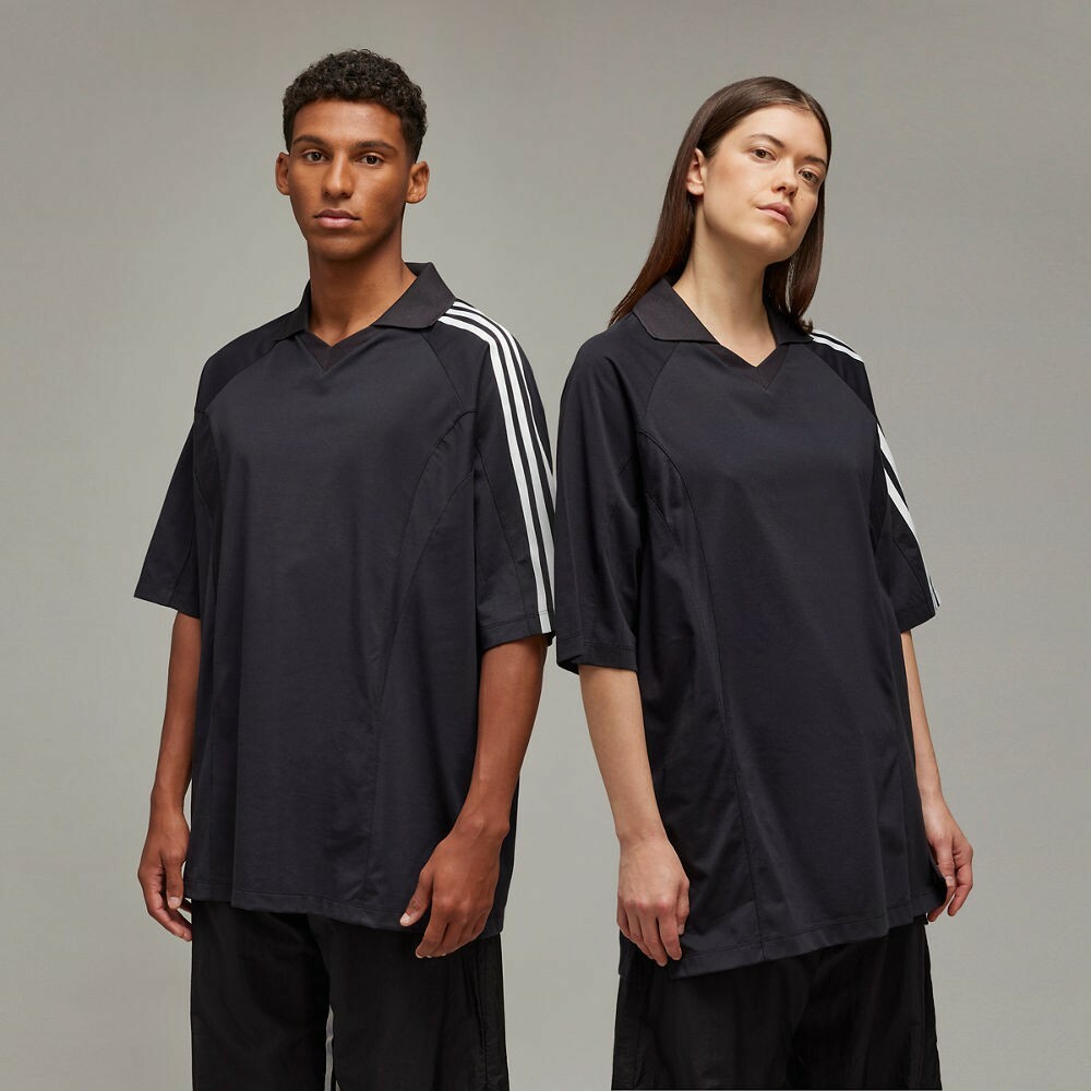 【 Y-3 SS CTLN TEE 剪裁線短袖運動衫 - 黑 】