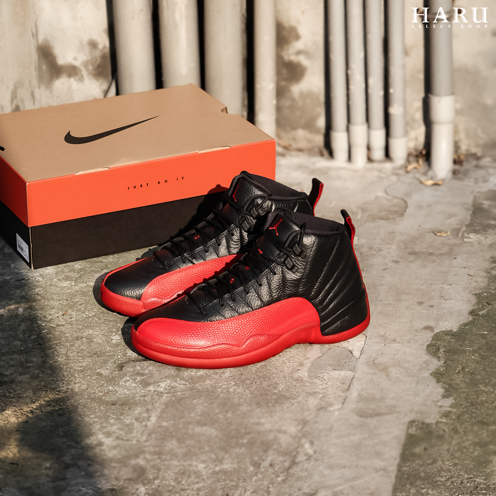 AIR JORDAN 12 RETRO "FLU GAME" 2025 黑紅 AJ12 經典復刻 籃球鞋 復古休閒鞋 CT8013-002
