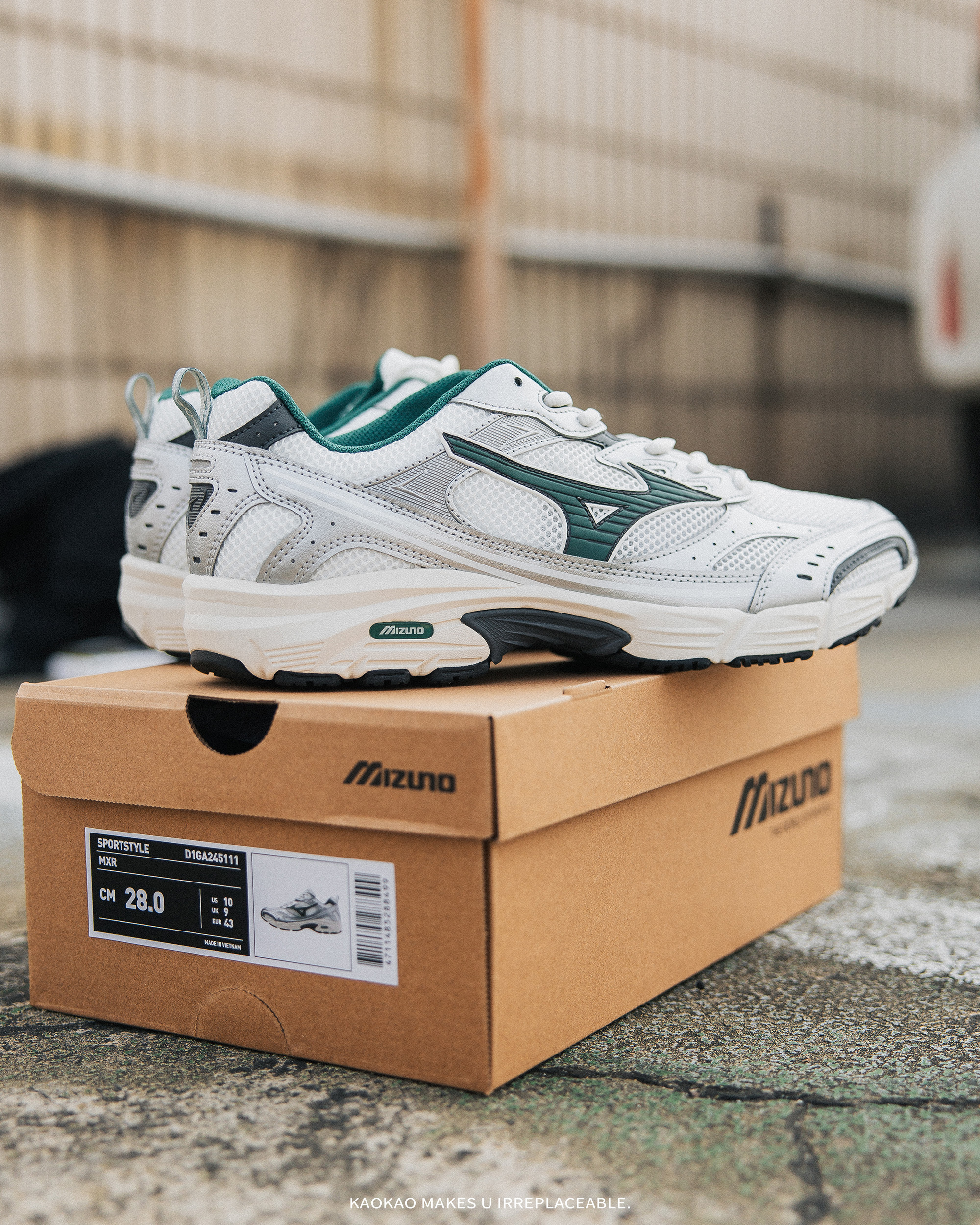 MIZUNO SPORTSTYLE MXR 銀綠【D1GA245111】