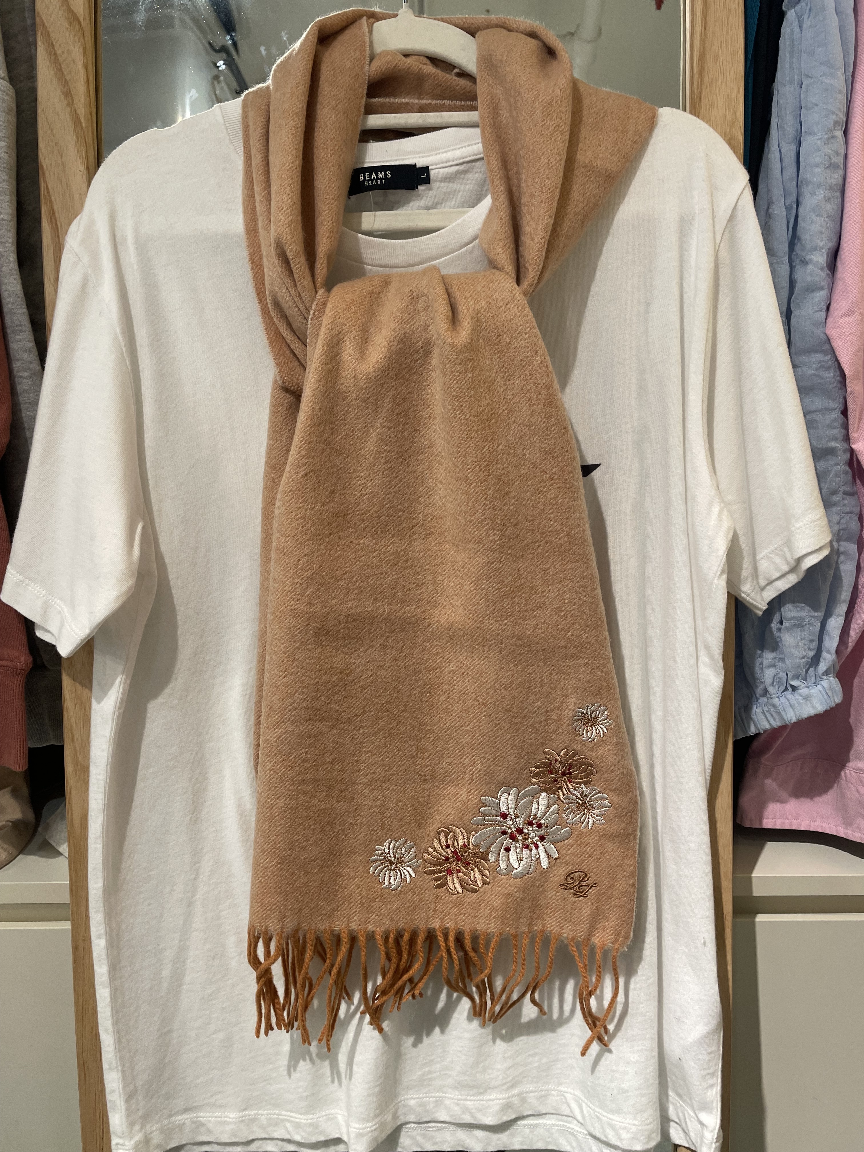 Paul and Joe 花花圖案頸巾