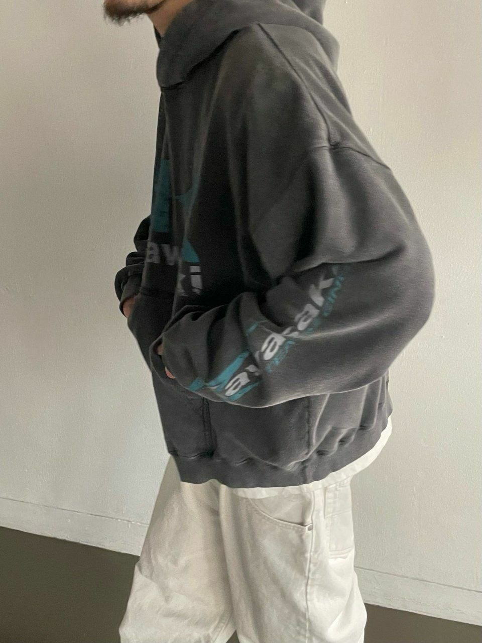 洗水英文字連帽衛衣 ARCHIVE-318T