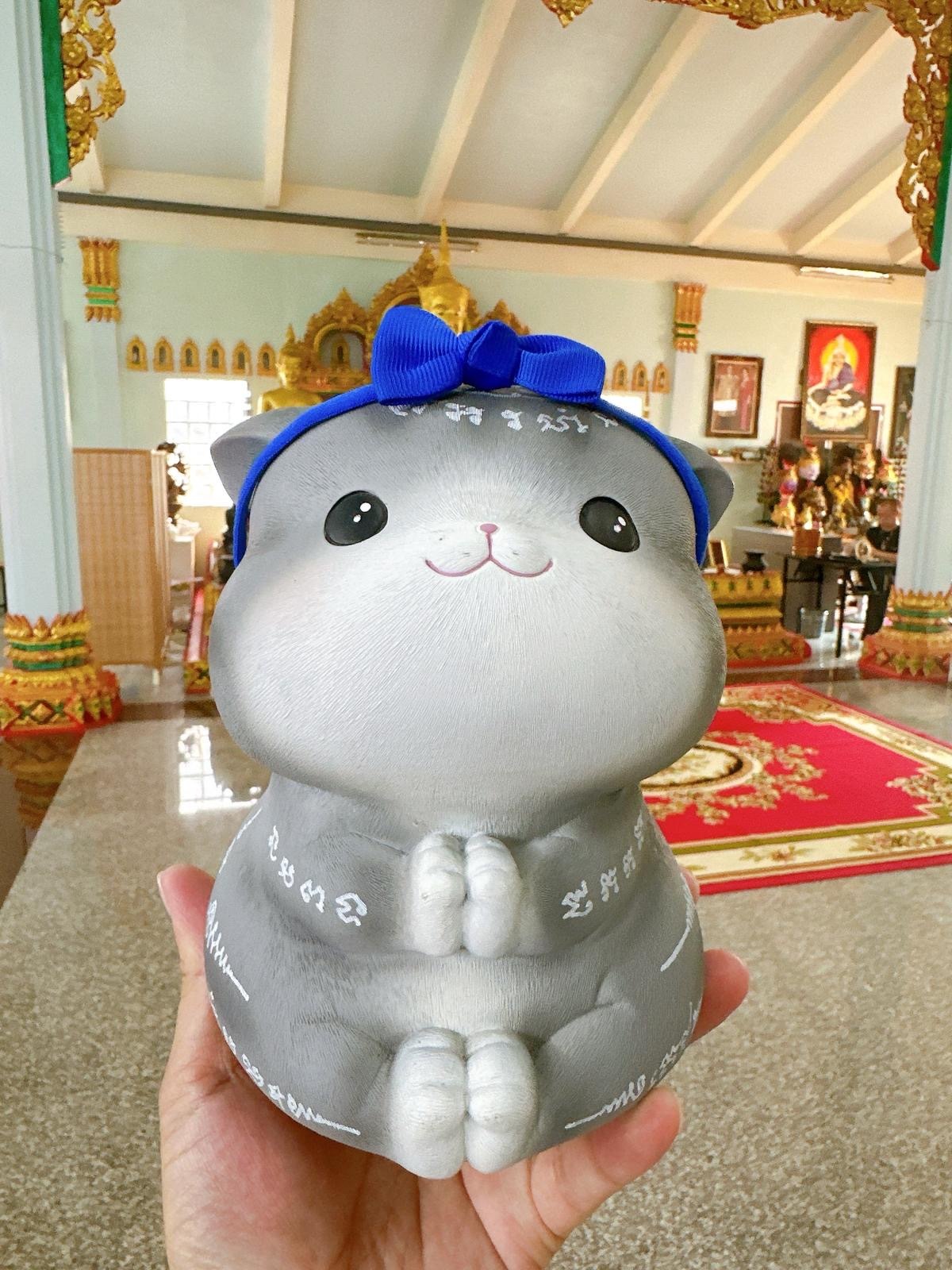 阿贊力礦師傅可愛到爆招財招埋超強人緣 成願招財貓