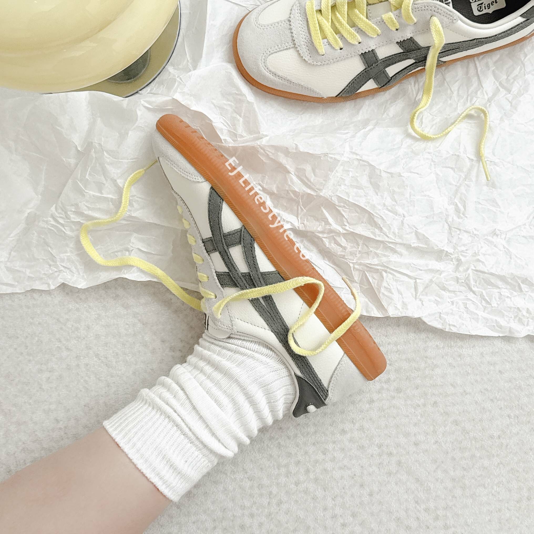 Onitsuka Tiger Tokuten 鬼塚虎 德訓鞋 焦糖底 米灰 奶油黃 檸檬黃 男女鞋 1183C086-101 / 現貨