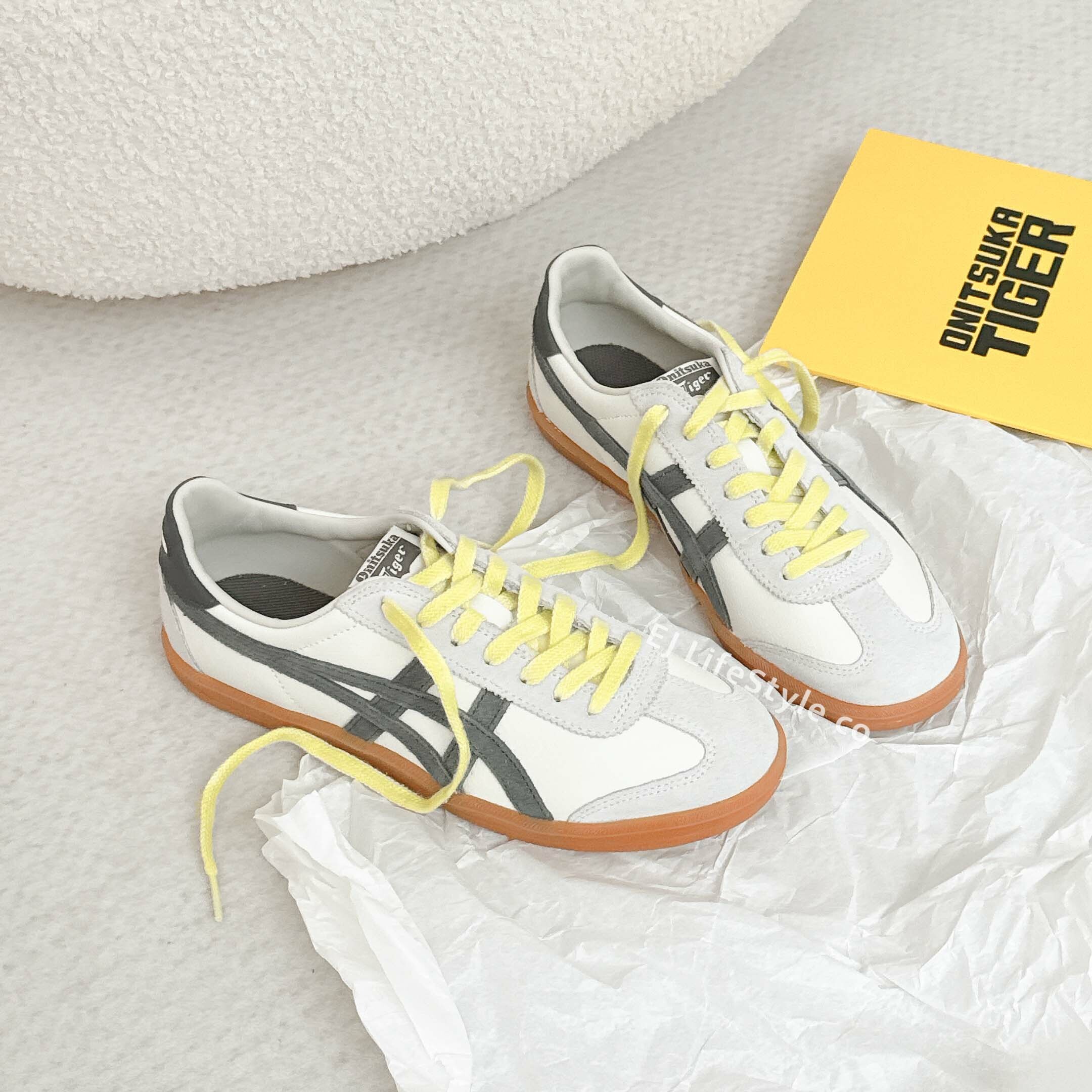 Onitsuka Tiger Tokuten 鬼塚虎 德訓鞋 焦糖底 米灰 奶油黃 檸檬黃 男女鞋 1183C086-101 / 現貨