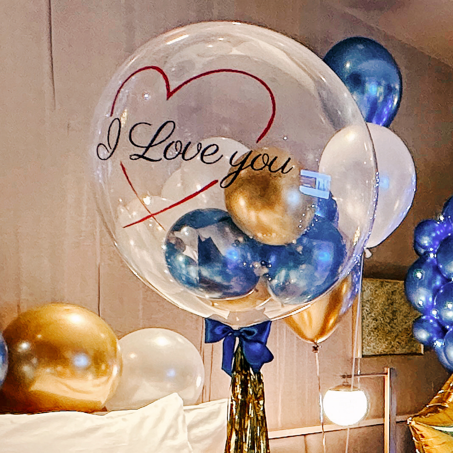 【飯店】情人節．洲際．藍金色系