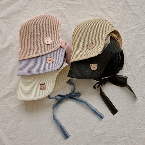 25S/S DTD蕾絲繫繩波奈特草帽 開放第二批