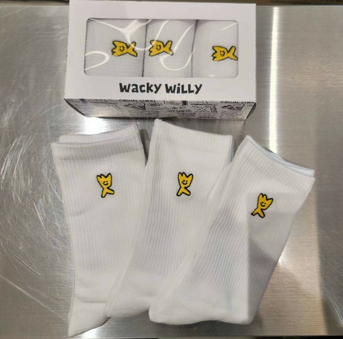 #韓國連線預購 Wacky willy 小飛人 25SS 襪子禮盒 三入組