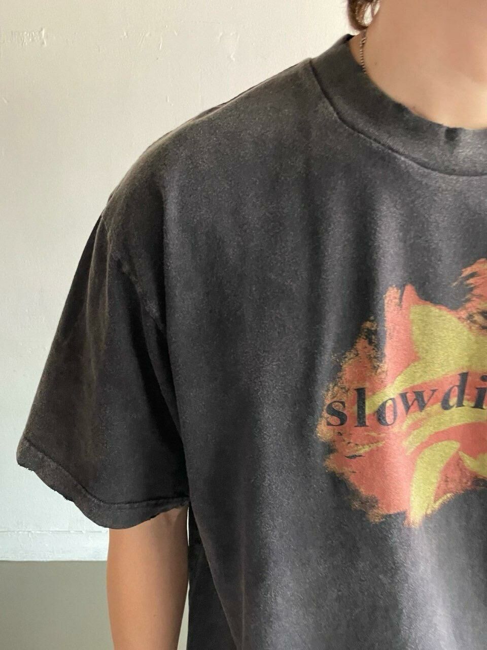 洗水英文字圖案短袖Tee ARCHIVE-323T