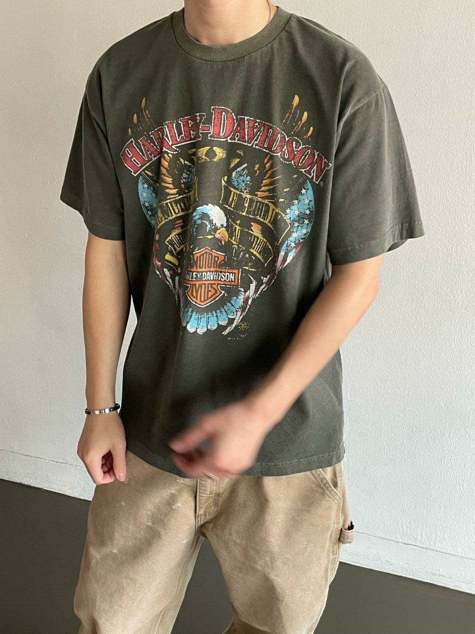 洗水英文字圖案短袖Tee ARCHIVE-324T