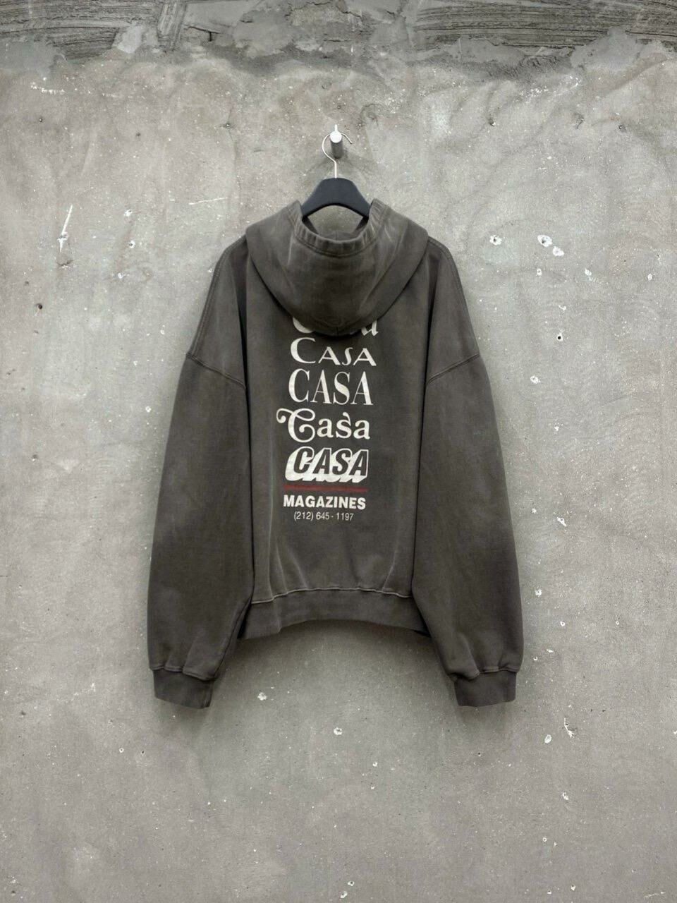 洗水英文字連帽衛衣 ARCHIVE-326T