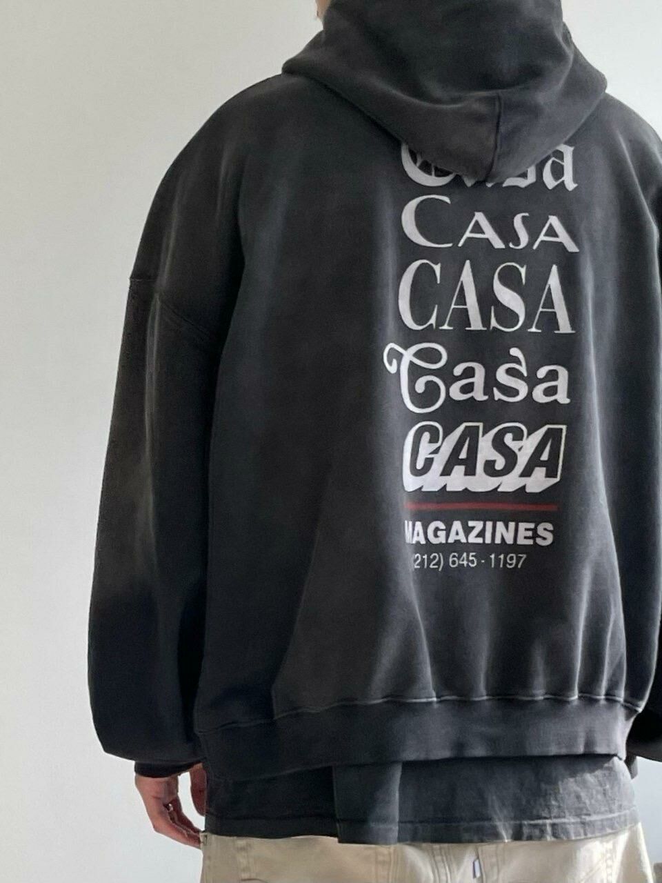 洗水英文字連帽衛衣 ARCHIVE-326T