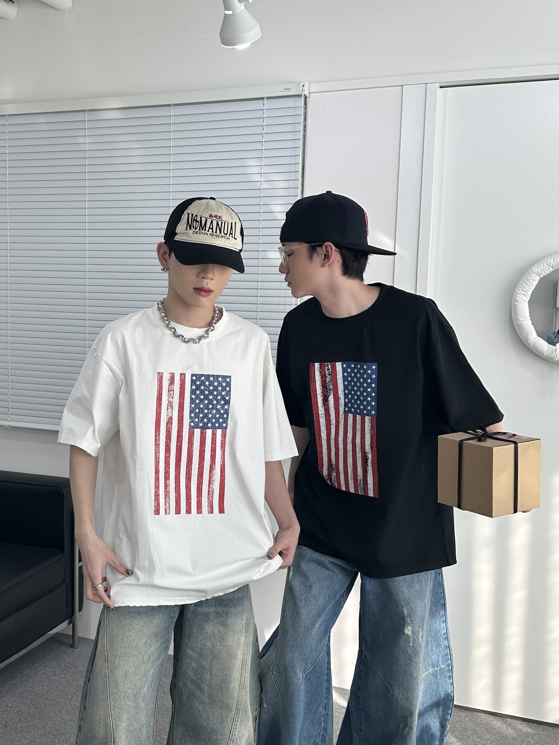 USA旗幟短袖（3色）