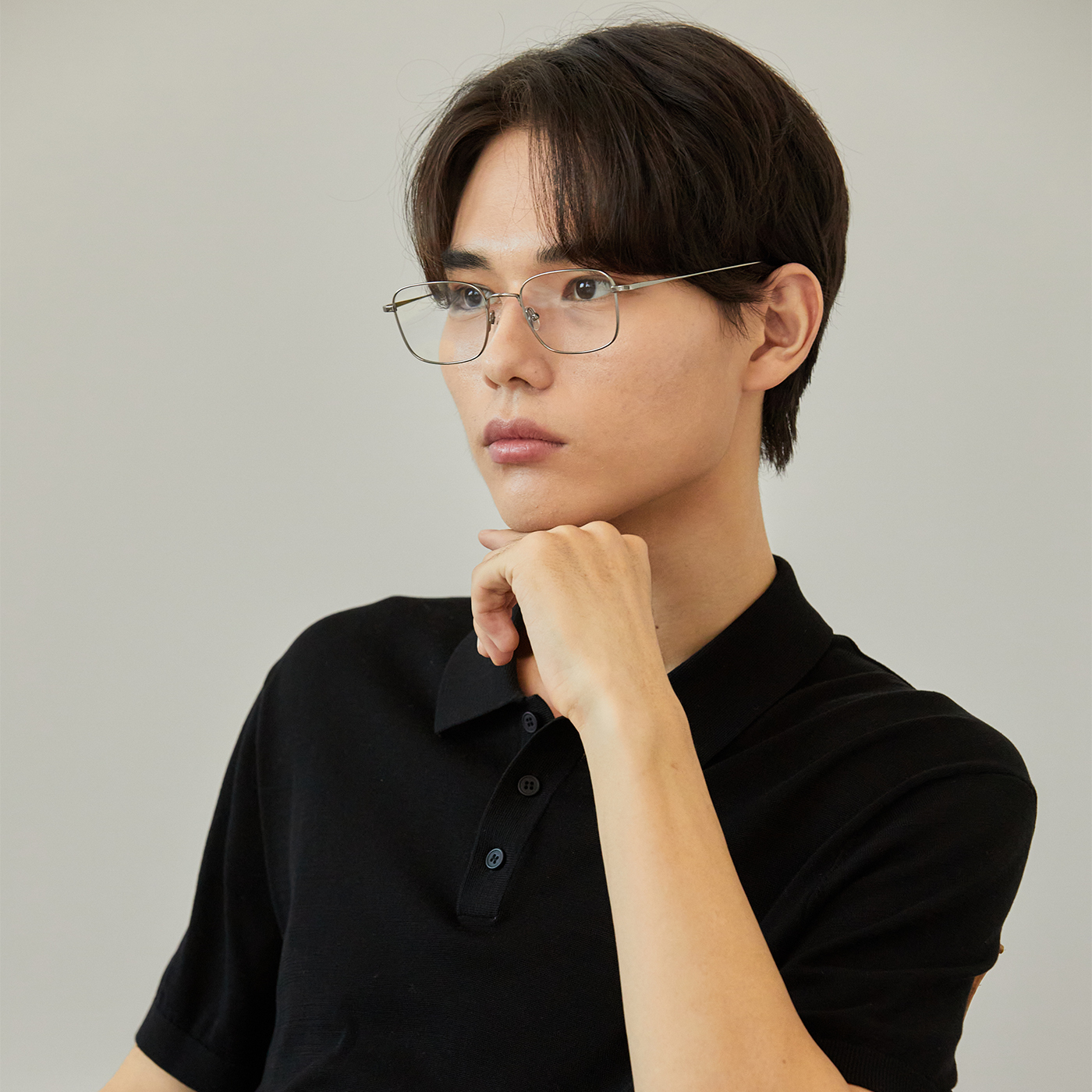 CARIN光學眼鏡-LIKA S C2 煙灰色#NewJeans同款-韓國眼鏡品牌