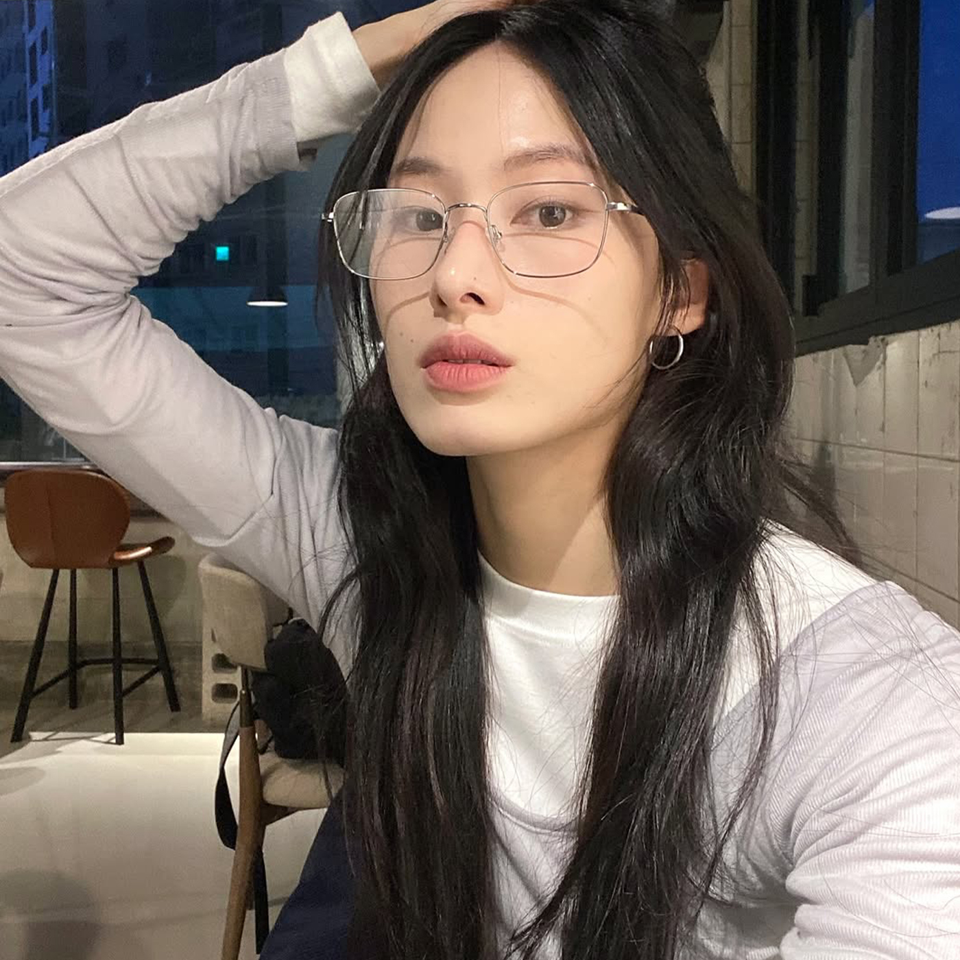 CARIN光學眼鏡-LIKA S C3 銀色#NewJeans同款#IVE-LIZ同款-韓國