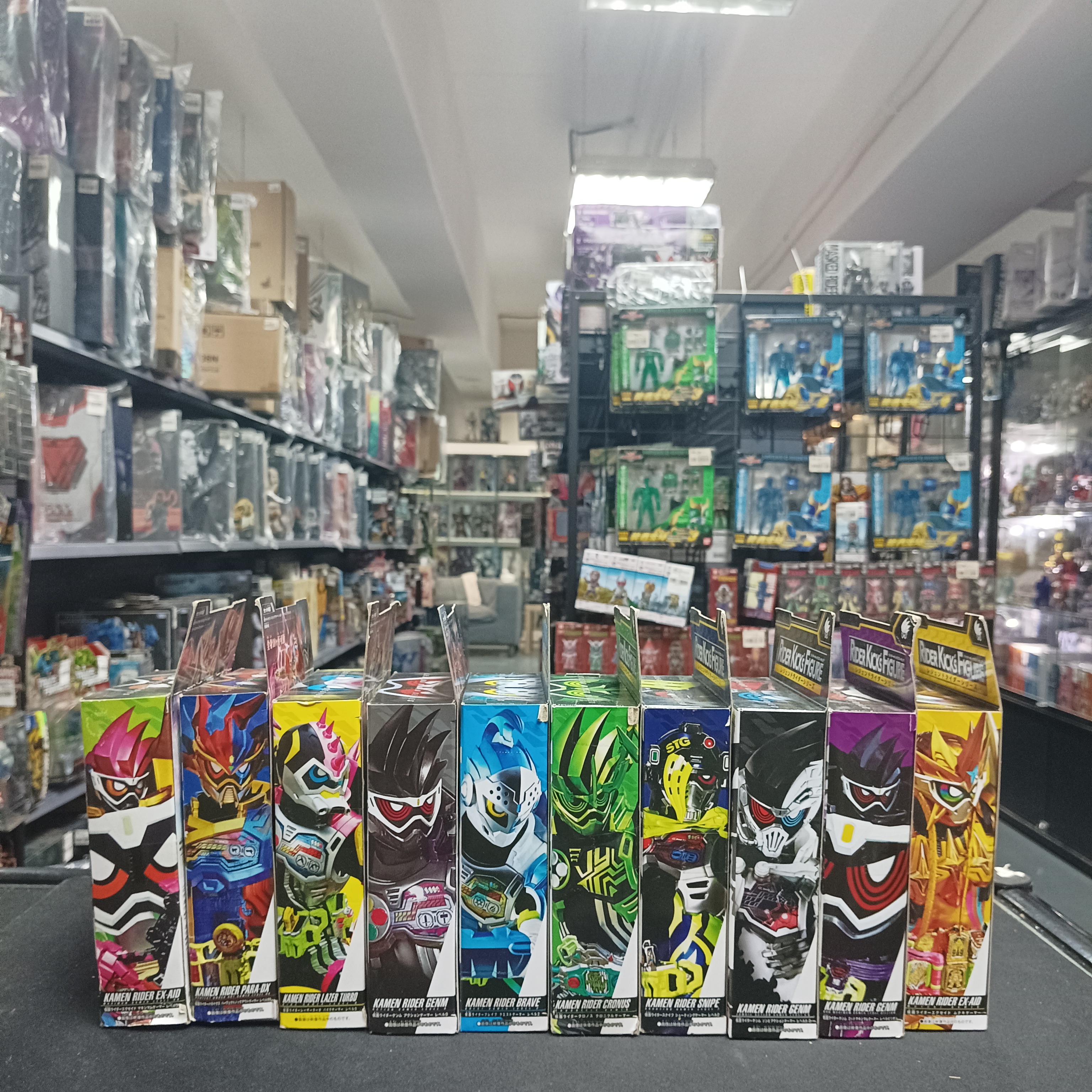 幪面超人-Rider Kick's Figure Ex-aid 10隻set        