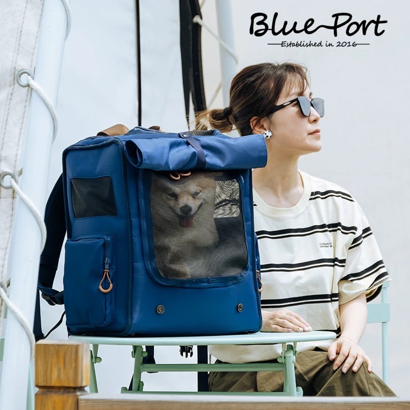 BLUE PORT宠物复古双肩包 承重9kg 42*23*38CM