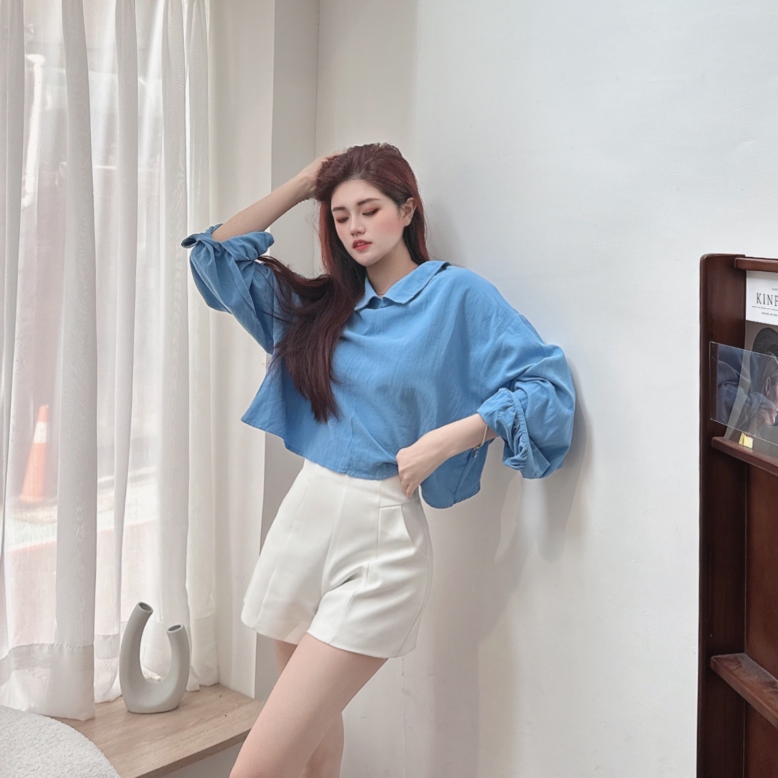 兩面穿造型感襯衫/三色