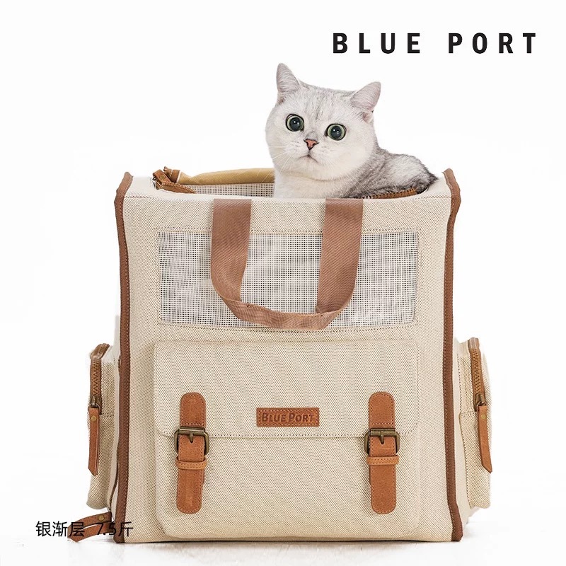 BLUE PORT宠物小号双肩包 承重6kg以内 38*20*35CM