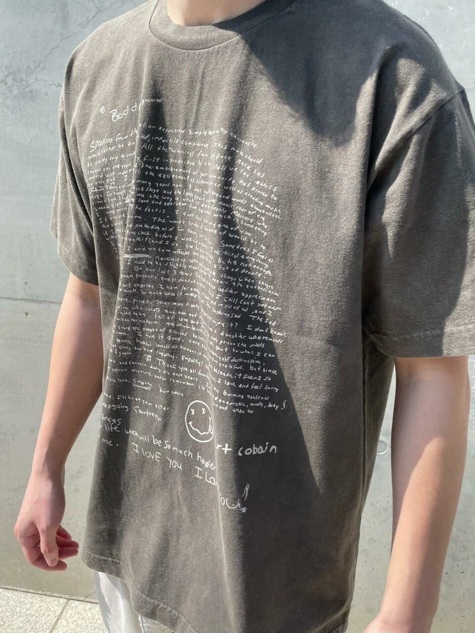 洗水英文字圖案短袖Tee ARCHIVE-331T