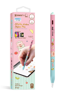 XPower x 罐頭豬LuLu🐷ST5M2 iPad/手機2合1主動式電容觸控筆