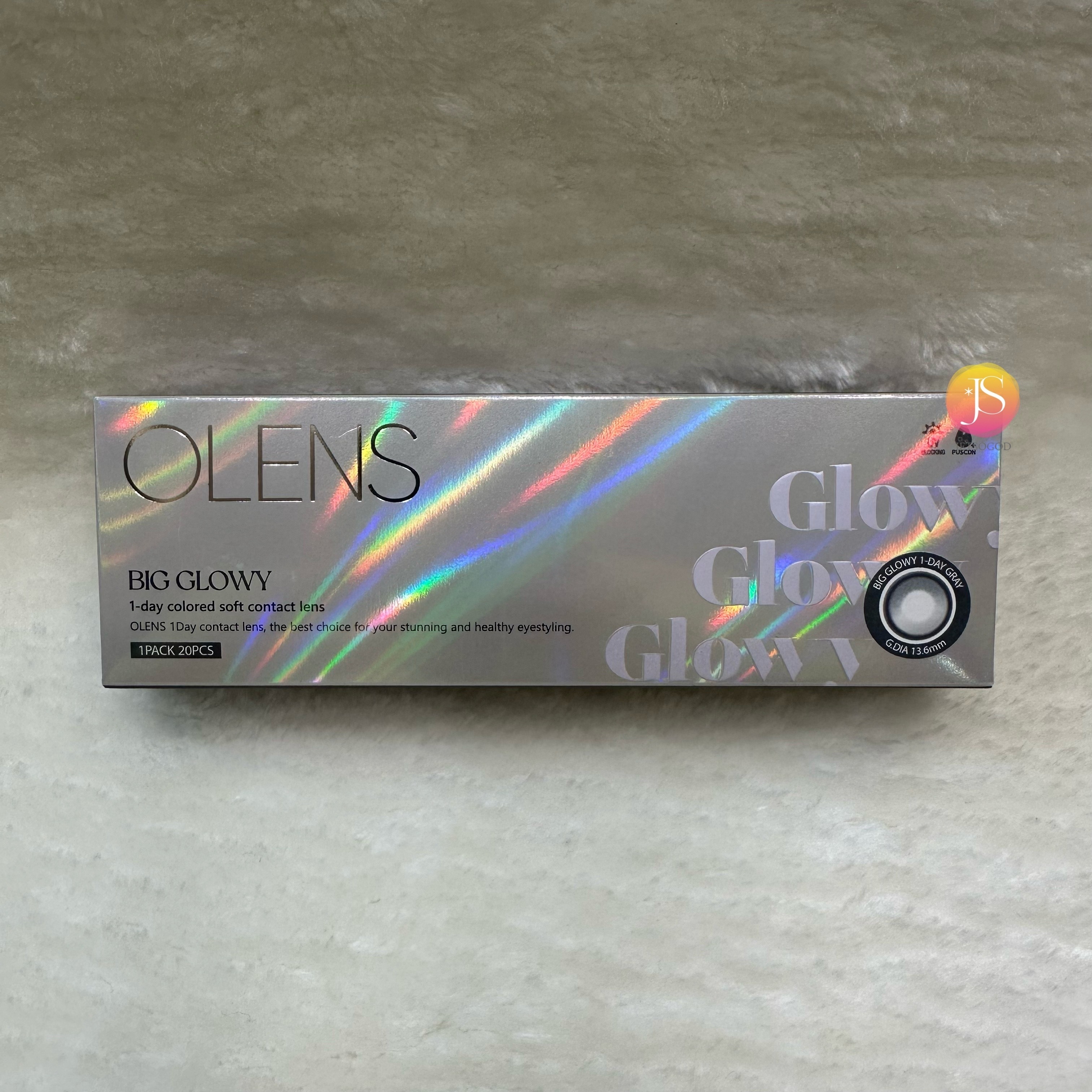OLENS Big Glowy 1 day (Gray)(20片)