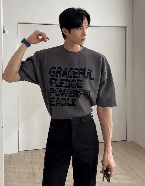 Graceful短袖針織衫