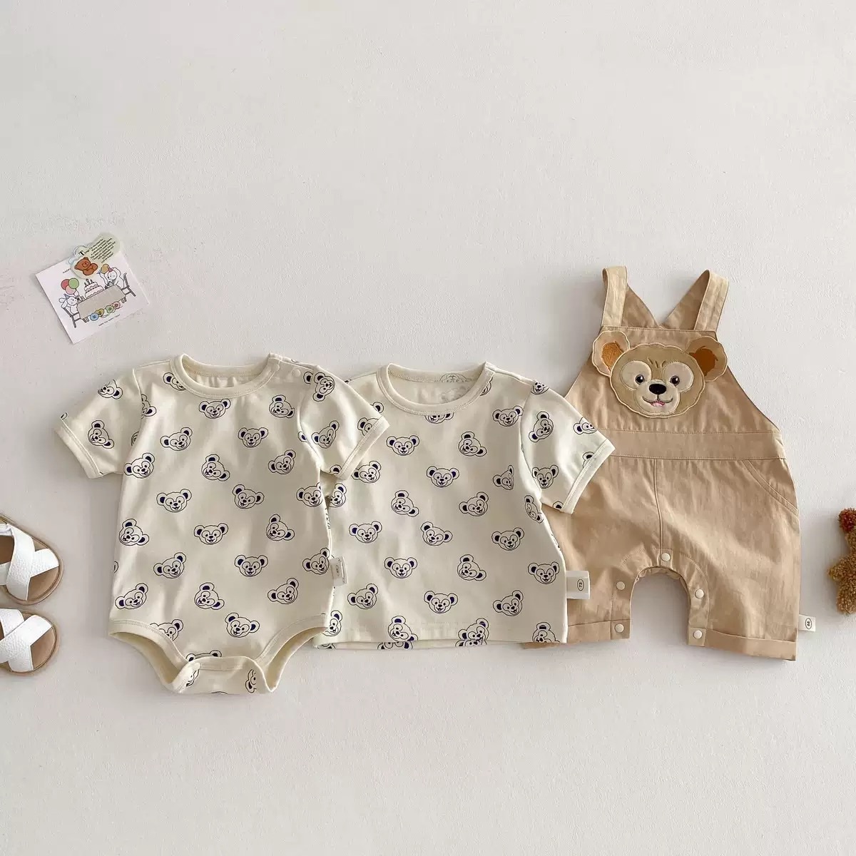 熊熊上衣/熊熊吊帶褲