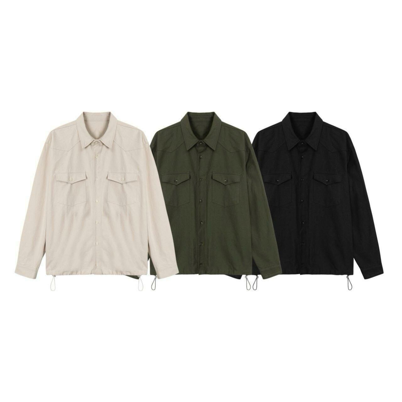 淨色長袖恤衫 Veil-020JK