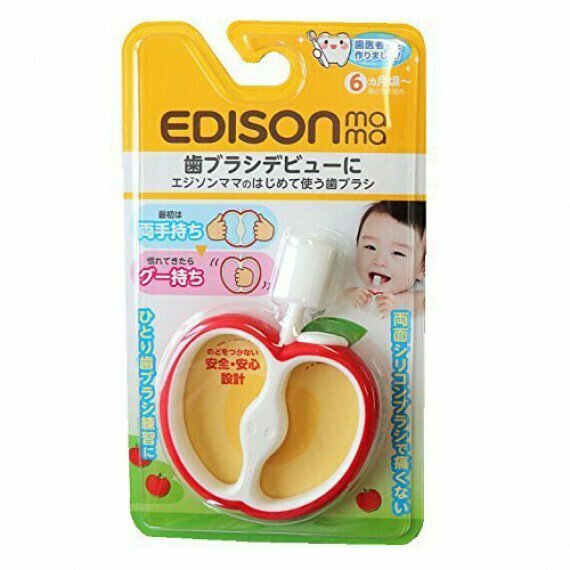 Edison Mama  寶寶專用蘋果牙刷