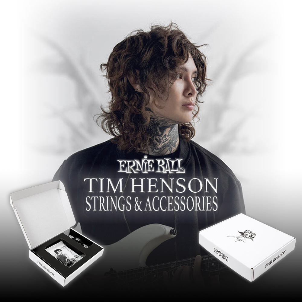 Tim Henson 簽名款 ERNIE BALL 9635 套弦 配件組