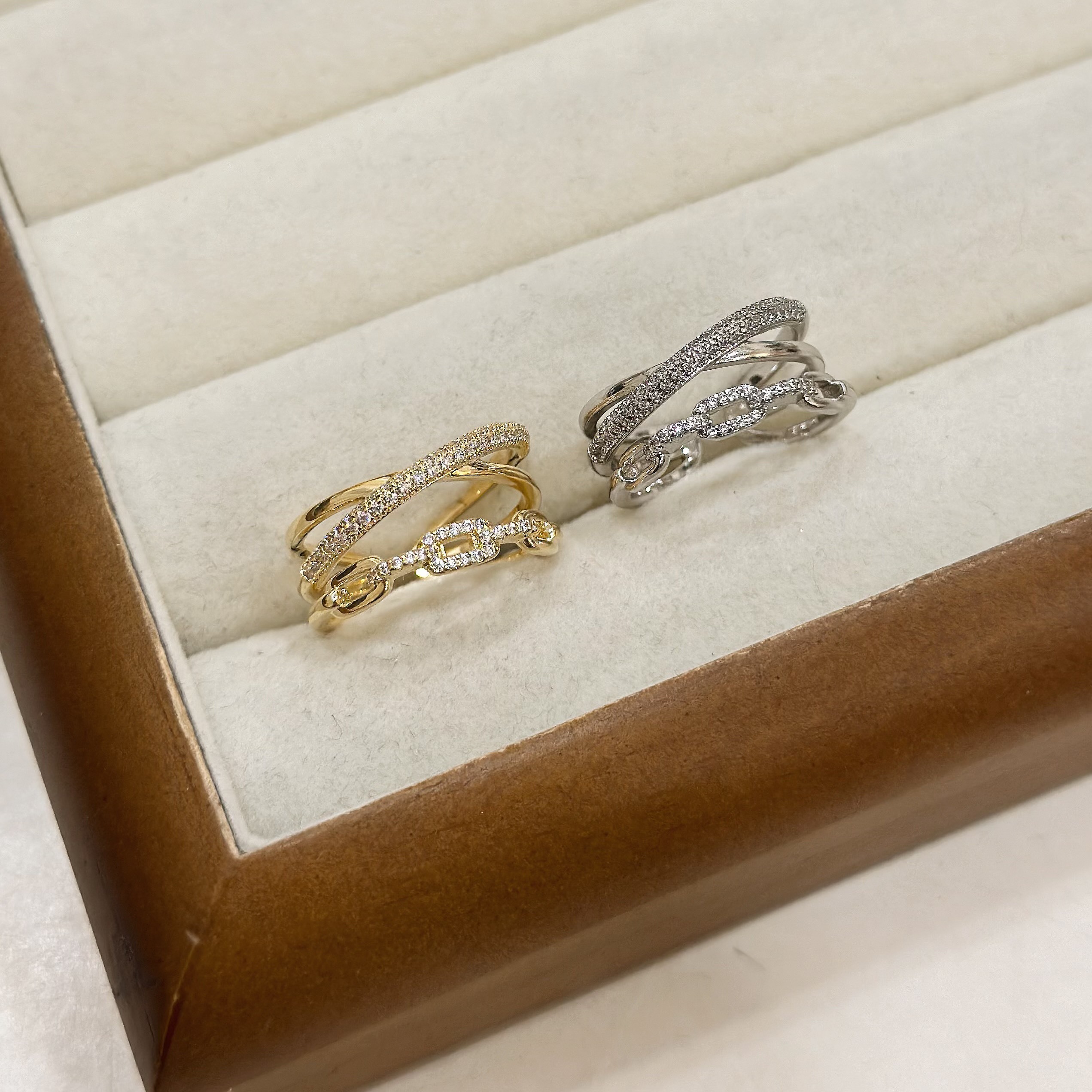 排鑽鏈條交叉調整戒