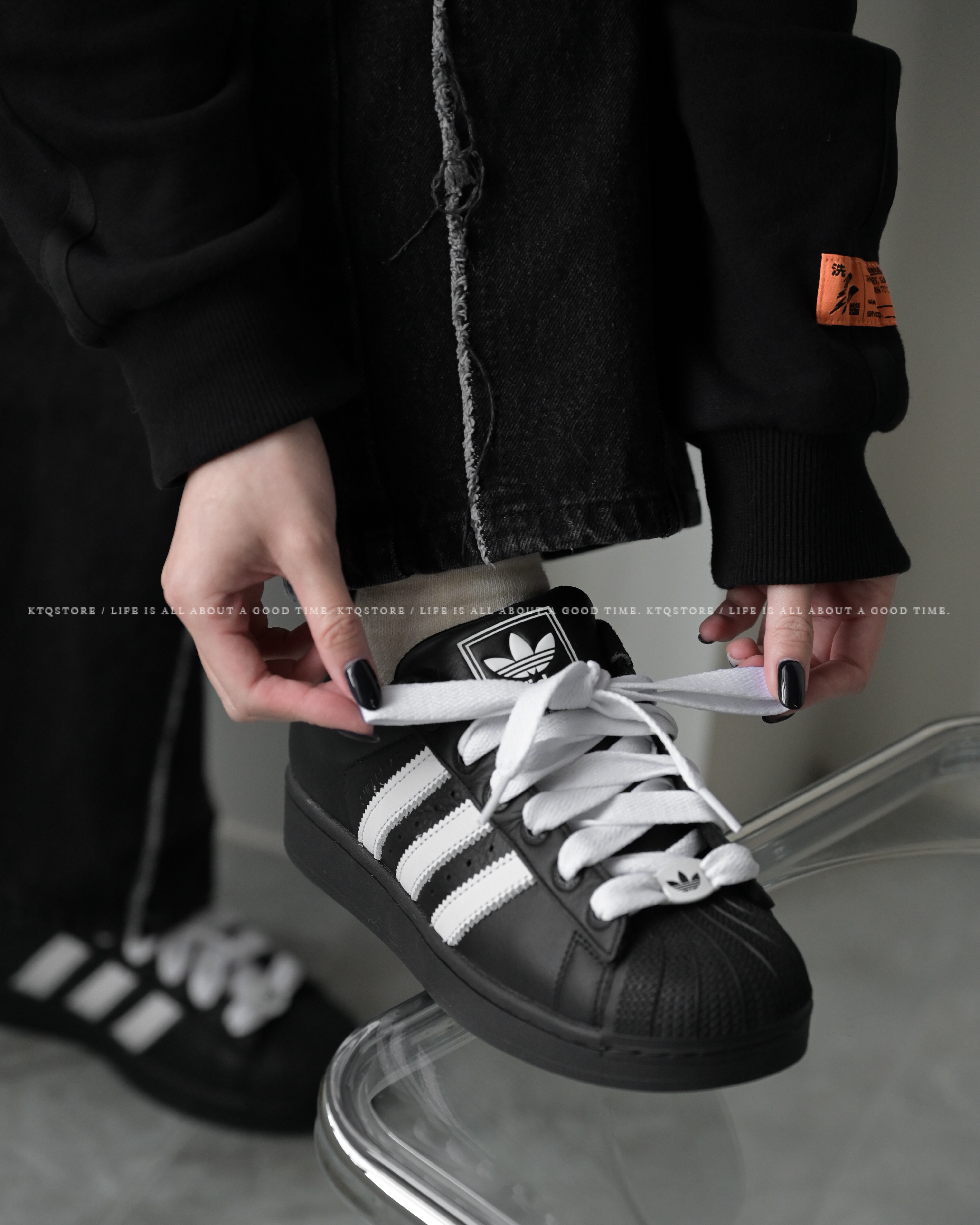 KTQ STORE ‧Adidas Superstar II "Core Black" 純黑 貝殼鞋 JI3538、KK4474