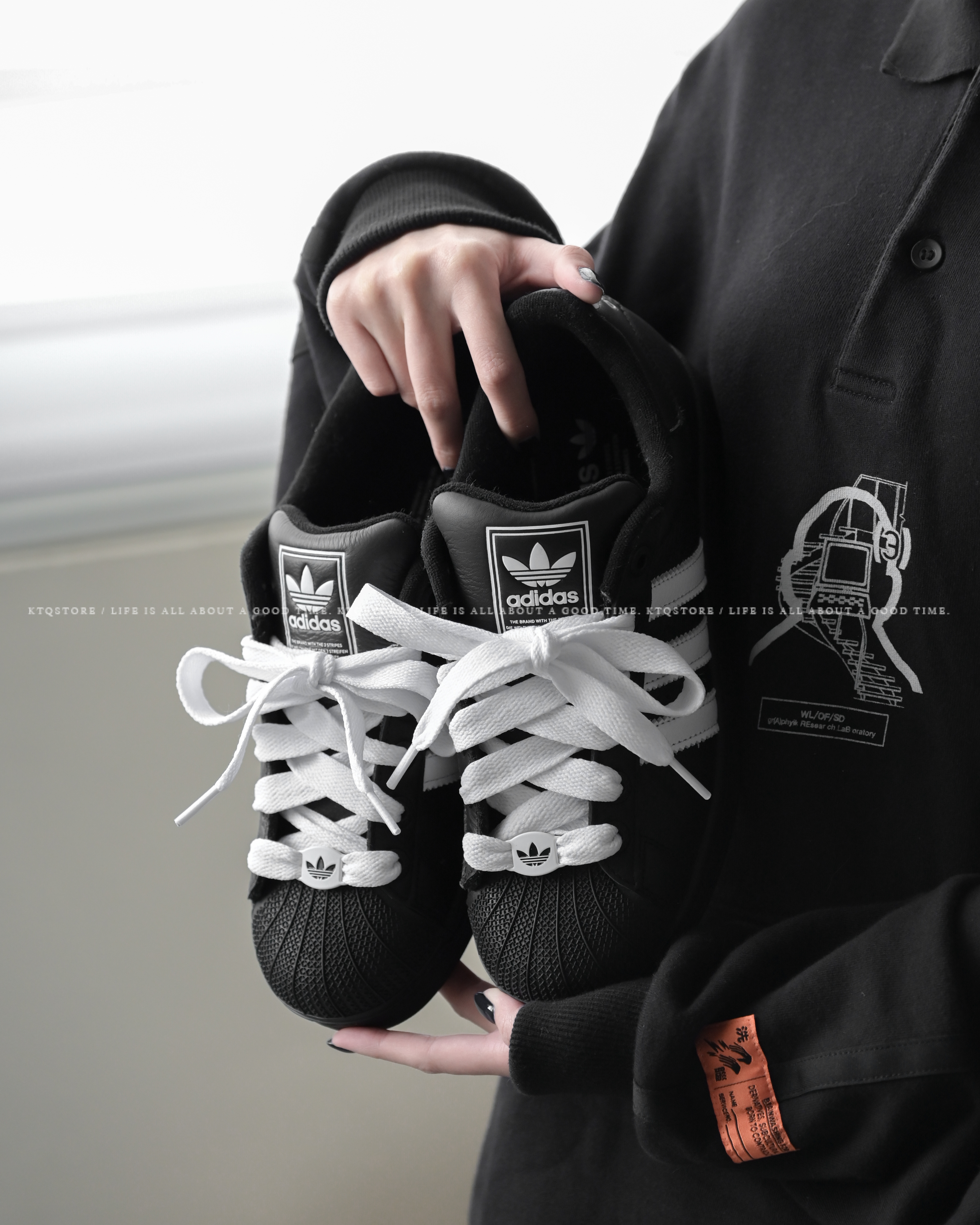 KTQ STORE ‧Adidas Superstar II "Core Black" 純黑 貝殼鞋 JI3538、KK4474