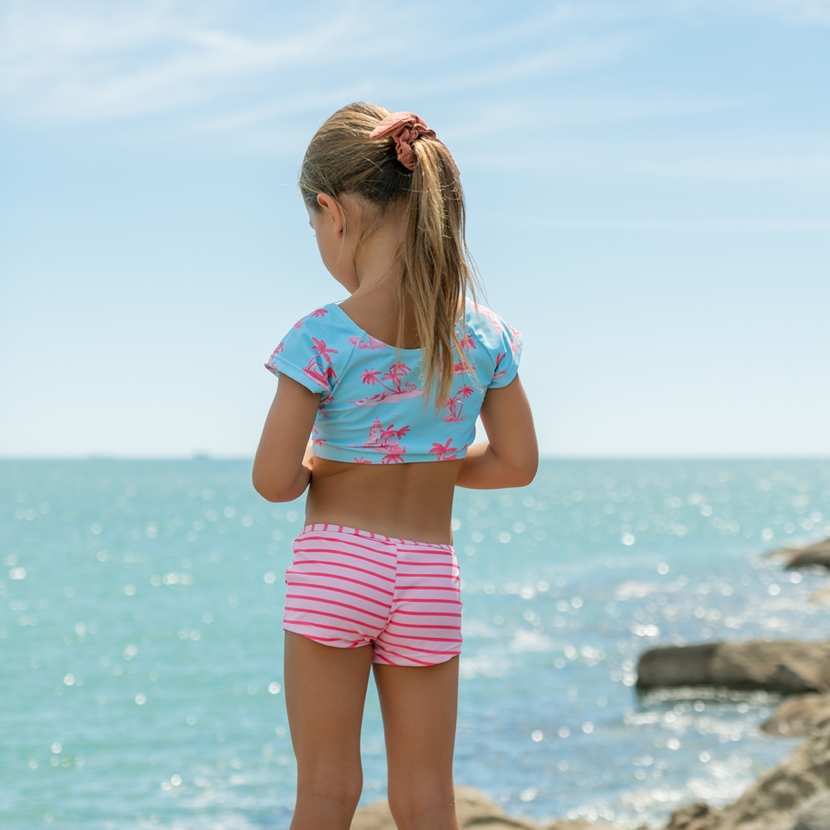 〖 Snapper Rock 〗藍粉燈塔比基尼泳衣