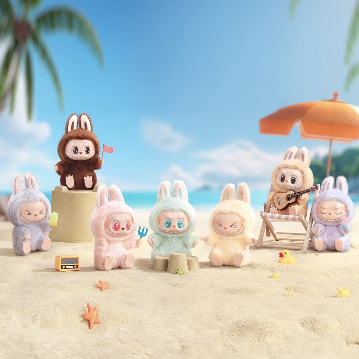 POP MART Labubu The Monster Have a Seat 坐坐派對搪膠毛絨盲盒