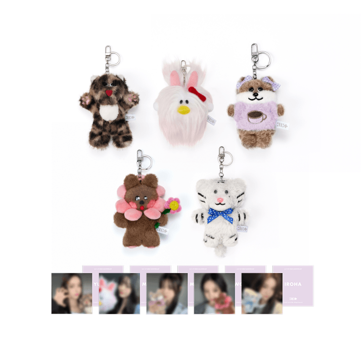 韓代頑童- ILLIT Plush Keyring 娃娃鑰匙圈預購